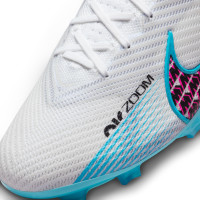 Nike Zoom Mercurial Superfly 9 Elite Gras Voetbalschoenen (FG) Wit Blauw Roze