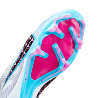 Nike Zoom Mercurial Superfly 9 Pro Gras Voetbalschoenen (FG) Wit Blauw Roze