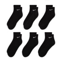 Nike Everyday Cushioned Sports Socks Mid-Calf 6-Pack Black White