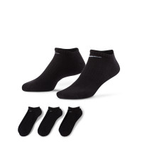Nike Everyday Sportsokken Cushioned 3-Pack Zwart Wit