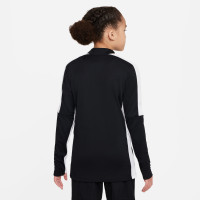Nike Dri-FIT Academy 23 1/4-Zip Trainingstrui Kids Zwart Wit