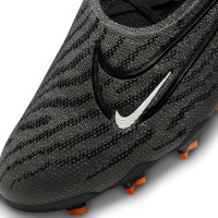 Nike Phantom GX Elite Gras Football Shoes (FG) Black Grey White Orange