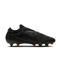 Nike Phantom GX Elite Iron-Nop Football Shoes (SG) Anti-Clog Black White Dark Grey