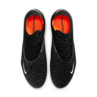 Nike Phantom GX Elite IJzeren-Nop Voetbalschoenen (SG) Anti-Clog Zwart Wit Donkergrijs