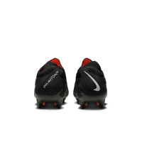 Nike Phantom GX Elite IJzeren-Nop Voetbalschoenen (SG) Anti-Clog Zwart Wit Donkergrijs