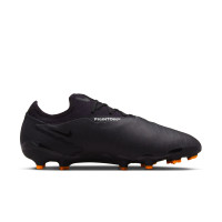 Nike Phantom GX Pro Gras Voetbalschoenen (FG) Zwart Wit Donkergrijs