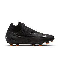 Nike Phantom GX Pro Dynamic Fit Gras Voetbalschoenen (FG) Zwart Wit Donkergrijs