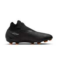 Nike Phantom GX Pro Dynamic Fit Gras Voetbalschoenen (FG) Zwart Wit Donkergrijs