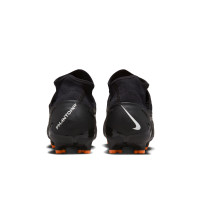 Nike Phantom GX Pro Dynamic Fit Gras Voetbalschoenen (FG) Zwart Wit Donkergrijs