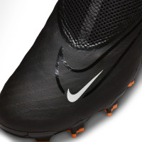 Nike Phantom GX Pro Dynamic Fit Gras Voetbalschoenen (FG) Zwart Wit Donkergrijs