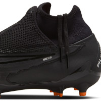 Nike Phantom GX Pro Dynamic Fit Gras Voetbalschoenen (FG) Zwart Wit Donkergrijs