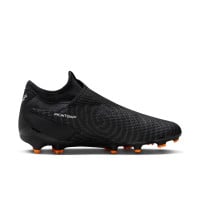 Nike Phantom GX Academy Dynamic Fit Grass/ Artificial Grass Football Shoes (MG) Black White Dark Grey