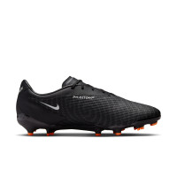 Nike Phantom GX Academy Grass/ Artificial Grass Football Shoes (MG) Black White Dark Grey