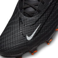 Nike Phantom GX Academy Grass/ Artificial Grass Football Shoes (MG) Black White Dark Grey