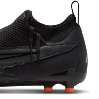 Nike Phantom GX Academy Dynamic Fit Gras / Kunstgras Voetbalschoenen (MG) Kids Zwart Wit Donkergrijs