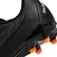 Nike Phantom GX Academy Grass/ Artificial Grass Football Shoes (MG) Kids Black White Dark Grey