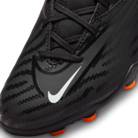 Nike Phantom GX Club Dynamic Fit Grass/Artificial Grass Football Shoes (MG) Kids Black White Dark Grey