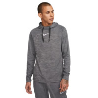 Nike Dri-Fit Academy Hoodie Donkergrijs Zwart Wit