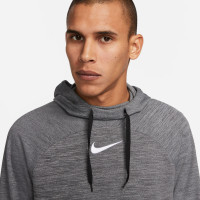 Nike Dri-Fit Academy Hoodie Donkergrijs Zwart Wit