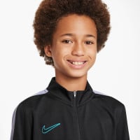 Nike Academy 23 Dri-Fit Tracksuit Full-Zip Kids Black Light Blue White