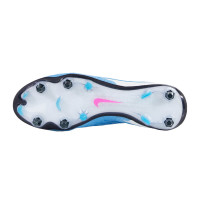 Nike Phantom GX Elite Dynamic Fit Iron Stud Football Shoes (SG) Pro Player White Hot Blue Hot Pink