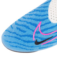 Nike Phantom GX Elite Dynamic Fit IJzeren-Nop Voetbalschoenen (SG) Pro Player Wit Felblauw Felroze