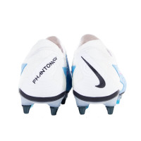 Nike Phantom GX Elite Dynamic Fit IJzeren-Nop Voetbalschoenen (SG) Pro Player Wit Felblauw Felroze