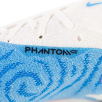 Nike Phantom GX Elite Dynamic Fit IJzeren-Nop Voetbalschoenen (SG) Pro Player Wit Felblauw Felroze