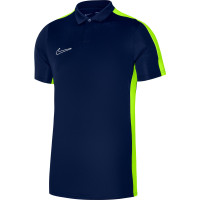 Nike Dri-Fit Academy 23 Polo Shirt Dark Blue Yellow White