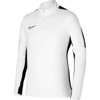 Nike Dri-FIT Academy 23 1/4-Zip Trainingstrui Wit Zwart