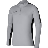Nike Dri-FIT Academy 23 1/4-Zip Trainingstrui Kids Grijs Zwart Wit