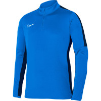 Nike Dri-FIT Academy 23 1/4-Zip Training sweater Kids Blue Dark Blue White