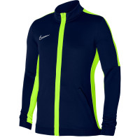 Nike Dri-Fit Academy 23 Full-Zip Trainingspak Donkerblauw Geel Wit