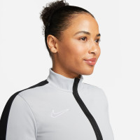 Nike Dri-Fit Academy 23 Full-Zip Trainingspak Dames Grijs Zwart Wit