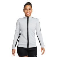 Nike Dri-Fit Academy 23 Full-Zip Trainingspak Dames Grijs Zwart Wit