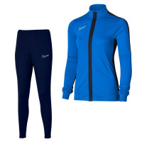 Nike Dri-Fit Academy 23 Full-Zip Trainingspak Dames Blauw Donkerblauw Wit