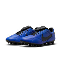Nike Premier III Gras Voetbalschoenen (FG) Blauw Zwart