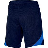 Nike Strike 23 Kids Football Shorts Dark Blue Royal Blue White