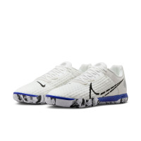 Nike React Gato Zaalvoetbalschoenen (IN) Wit Zwart Blauw