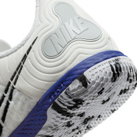 Nike React Gato Zaalvoetbalschoenen (IN) Wit Zwart Blauw