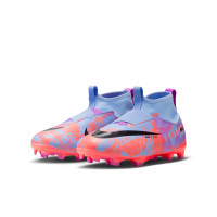 Nike Zoom Mercurial Superfly 9 MDS Academy Gras / Kunstgras Voetbalschoenen (MG) Kids Blauw Paars