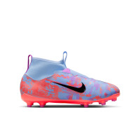 Nike Zoom Mercurial Superfly 9 MDS Academy Gras / Kunstgras Voetbalschoenen (MG) Kids Blauw Paars