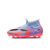 Nike Zoom Mercurial Superfly 9 MDS Academy Gras / Kunstgras Voetbalschoenen (MG) Kids Blauw Paars