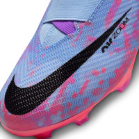 Nike Zoom Mercurial Superfly 9 MDS Pro Gras Voetbalschoenen (FG) Kids Blauw Paars