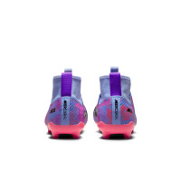 Nike Zoom Mercurial Superfly 9 MDS Pro Gras Voetbalschoenen (FG) Kids Blauw Paars