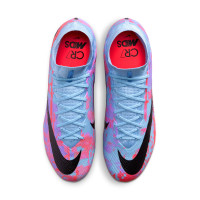 Nike Zoom Mercurial Superfly 9 MDS Elite Gras Voetbalschoenen (FG) Blauw Paars Roze