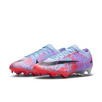 Nike Zoom Mercurial Vapor 15 MDS Elite Grass Football Shoes (FG) Blue Purple Pink