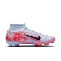 Nike Zoom Mercurial Superfly 9 MDS Academy Grass/ Artificial Grass (MG) Football Shoes Blue Purple Pink