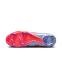 Nike Zoom Mercurial Superfly 9 MDS Academy Gras / Kunstgras (MG) Voetbalschoenen Blauw Paars Roze
