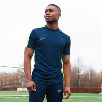 Nike Dri-Fit Academy 23 Trainingsshirt Donkerblauw Geel Wit